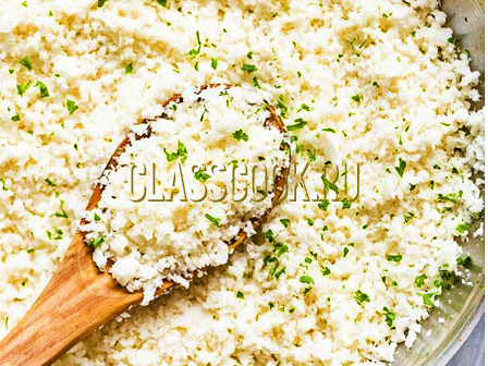 Рис с цветной капустой рецепт.