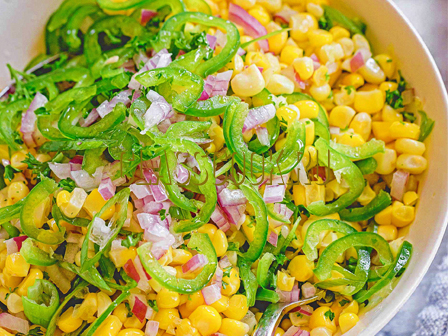 Рецепт салата из кукурузы.
